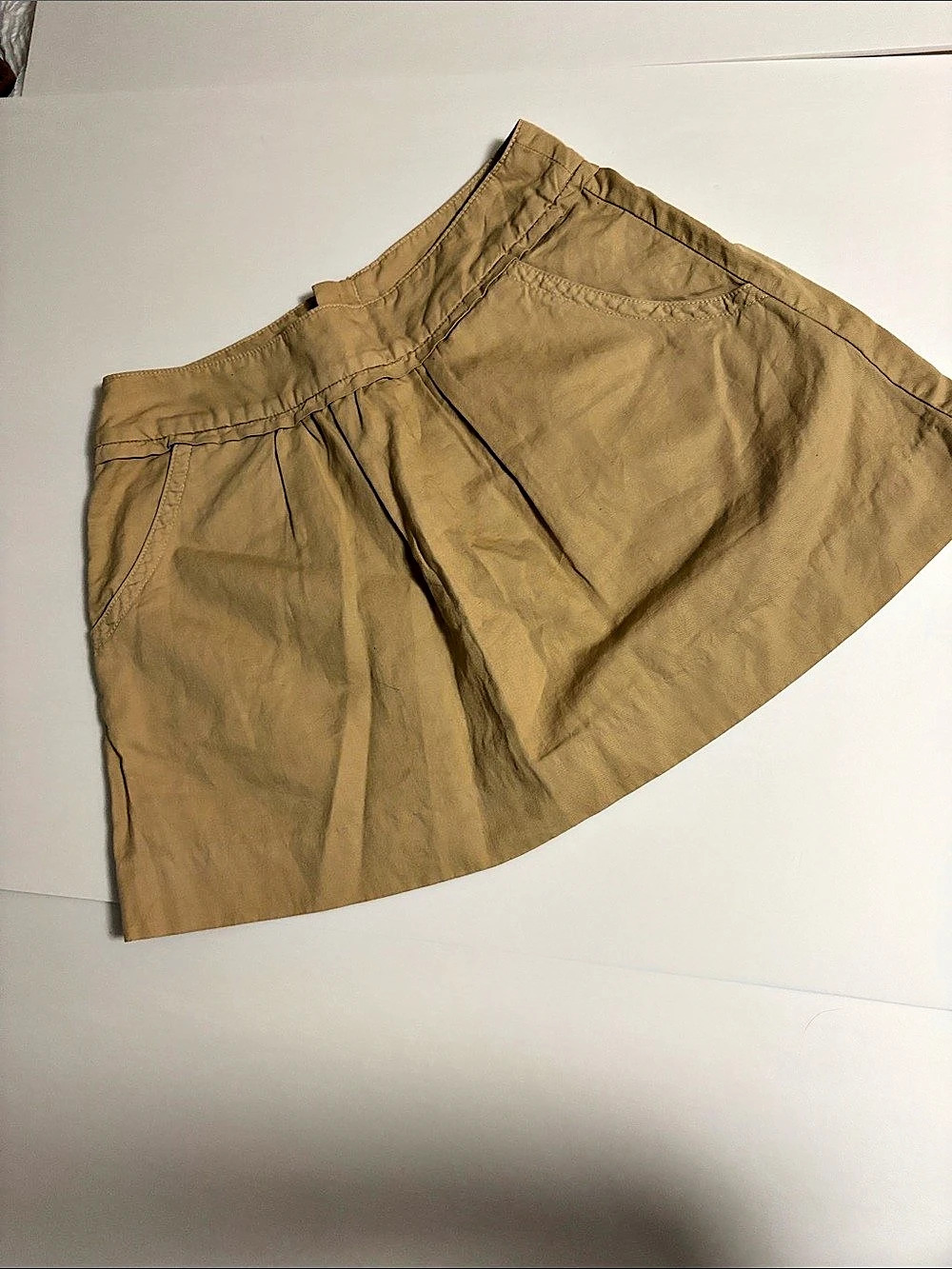 J.Crew Cotton khaki skirt Size 00